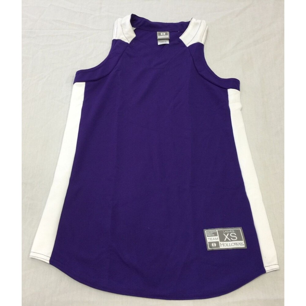 NWOT HOLLOWAY ELIMINATOR WOMENS ATHLETIC SOFTBALL JERSEY SHIRT TANK SIZE XS
